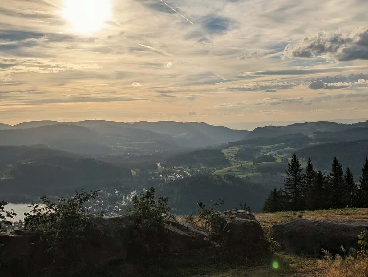 Hochfirst Abendpanorama